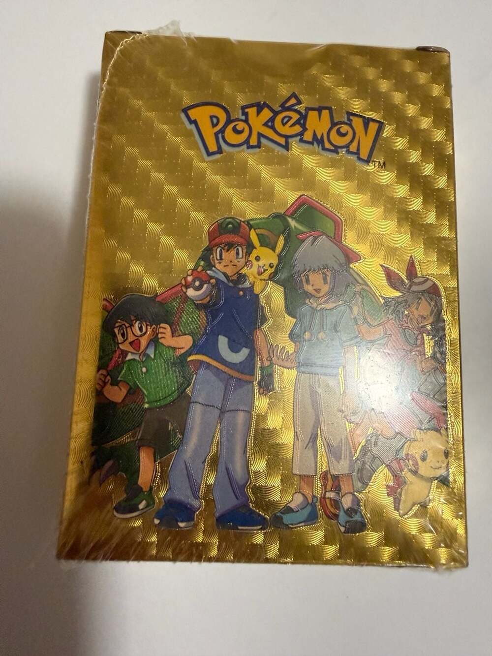 Pokémon Gold Foil Trading Cards Box Set 55 Pieces